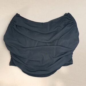 Black mesh corset top